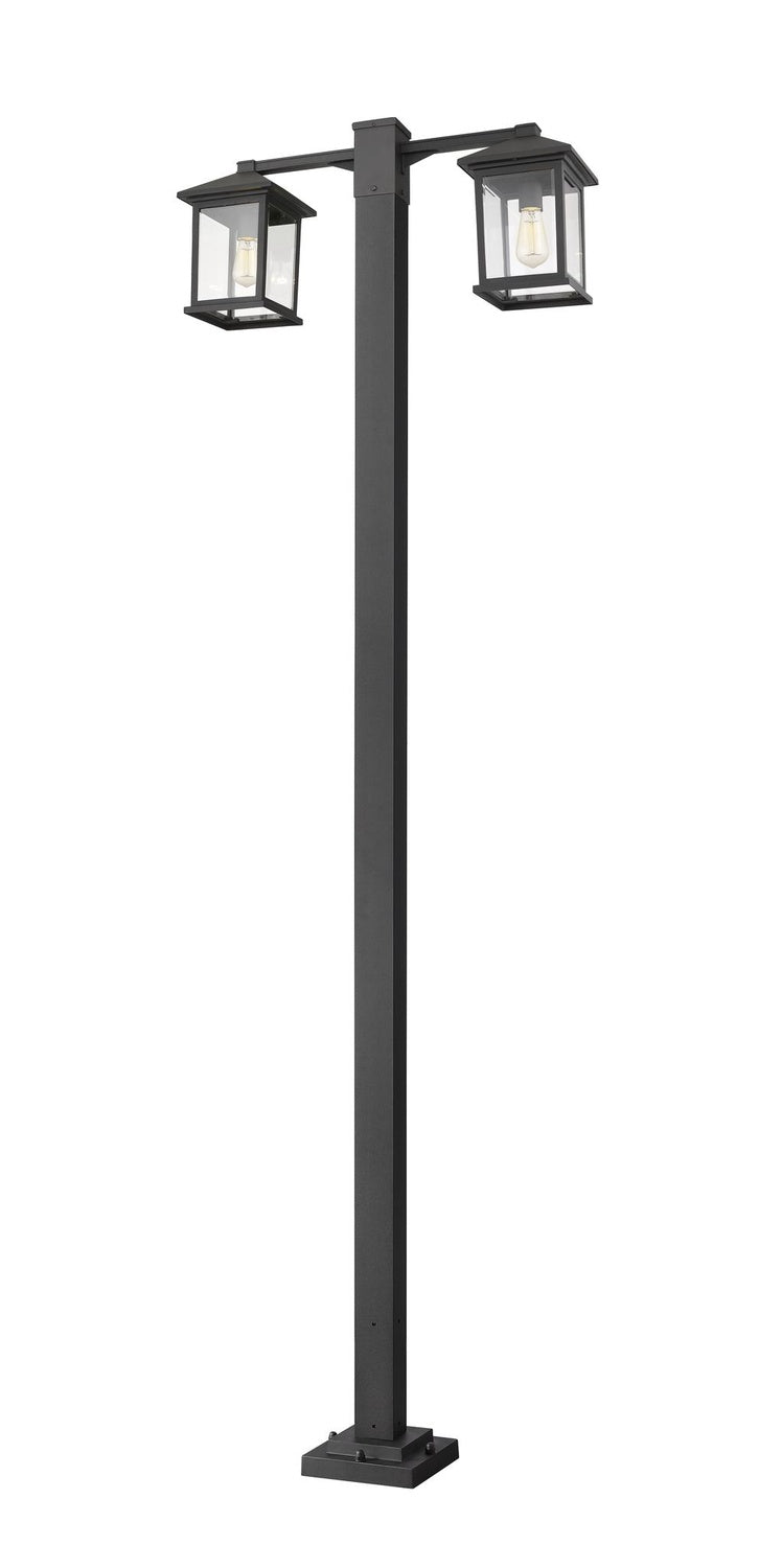 Z-LITE PORTLAND OUTDOOR POST MOUNTED FIXTURE | 531-2-536P-BK - Post