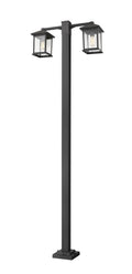Z-LITE PORTLAND OUTDOOR POST MOUNTED FIXTURE | 531-2-536P-BK - Post