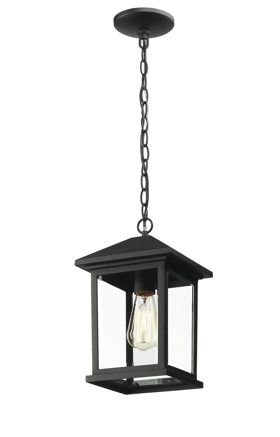 Z-LITE, PORTLAND OUTDOOR CHAIN MOUNT CEILING FIXTURE, OUTDOOR CEILING LIGHTS
