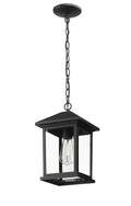 Z-LITE, PORTLAND OUTDOOR CHAIN MOUNT CEILING FIXTURE, OUTDOOR CEILING LIGHTS