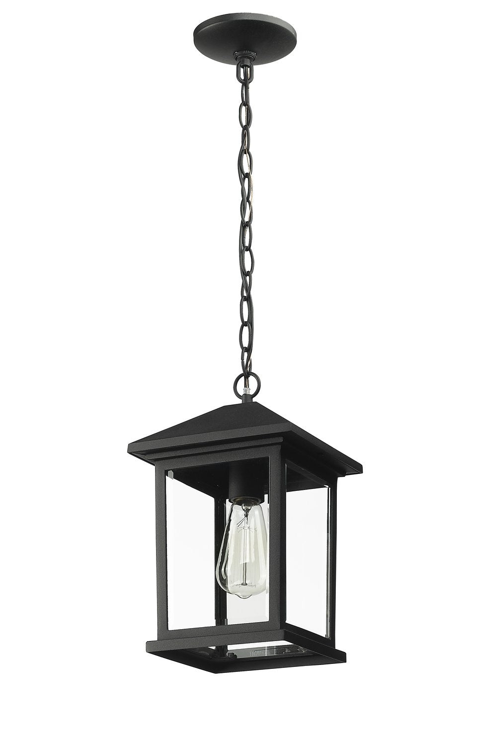 Z-LITE, PORTLAND OUTDOOR CHAIN MOUNT CEILING FIXTURE, OUTDOOR CEILING LIGHTS