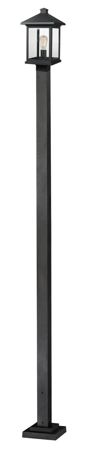 Z-LITE PORTLAND OUTDOOR POST MOUNTED FIXTURE | 531PHBS-536P-BK - Post