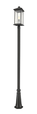 Z-LITE PORTLAND OUTDOOR POST MOUNTED FIXTURE | 531PHBXLR-519P-BK - Post