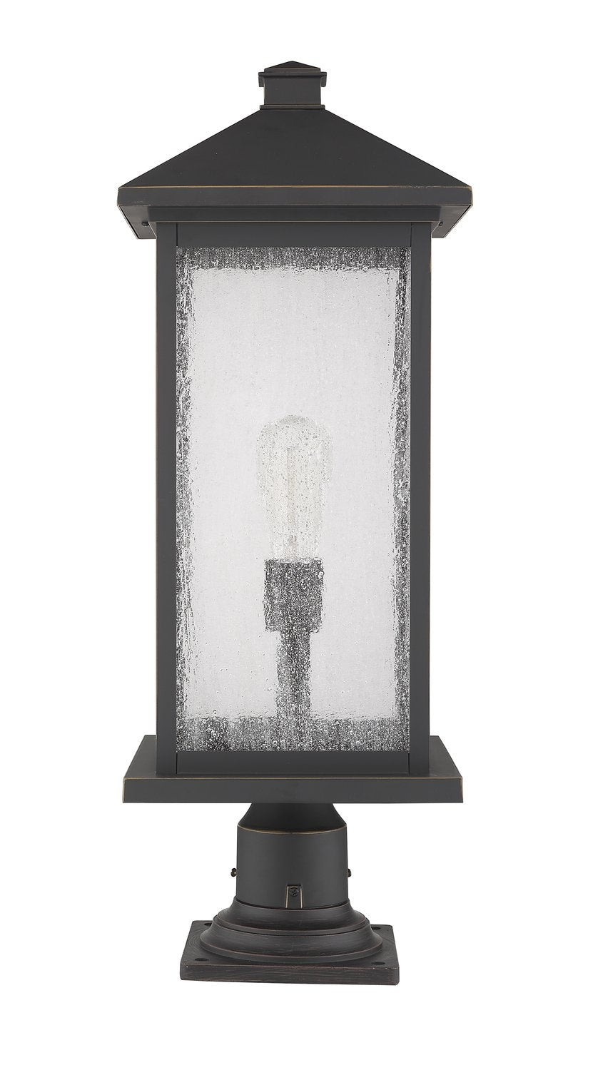 Z-LITE PORTLAND OUTDOOR PIER MOUNTED FIXTURE | 531PHBXLR-533PM-ORB - Post
