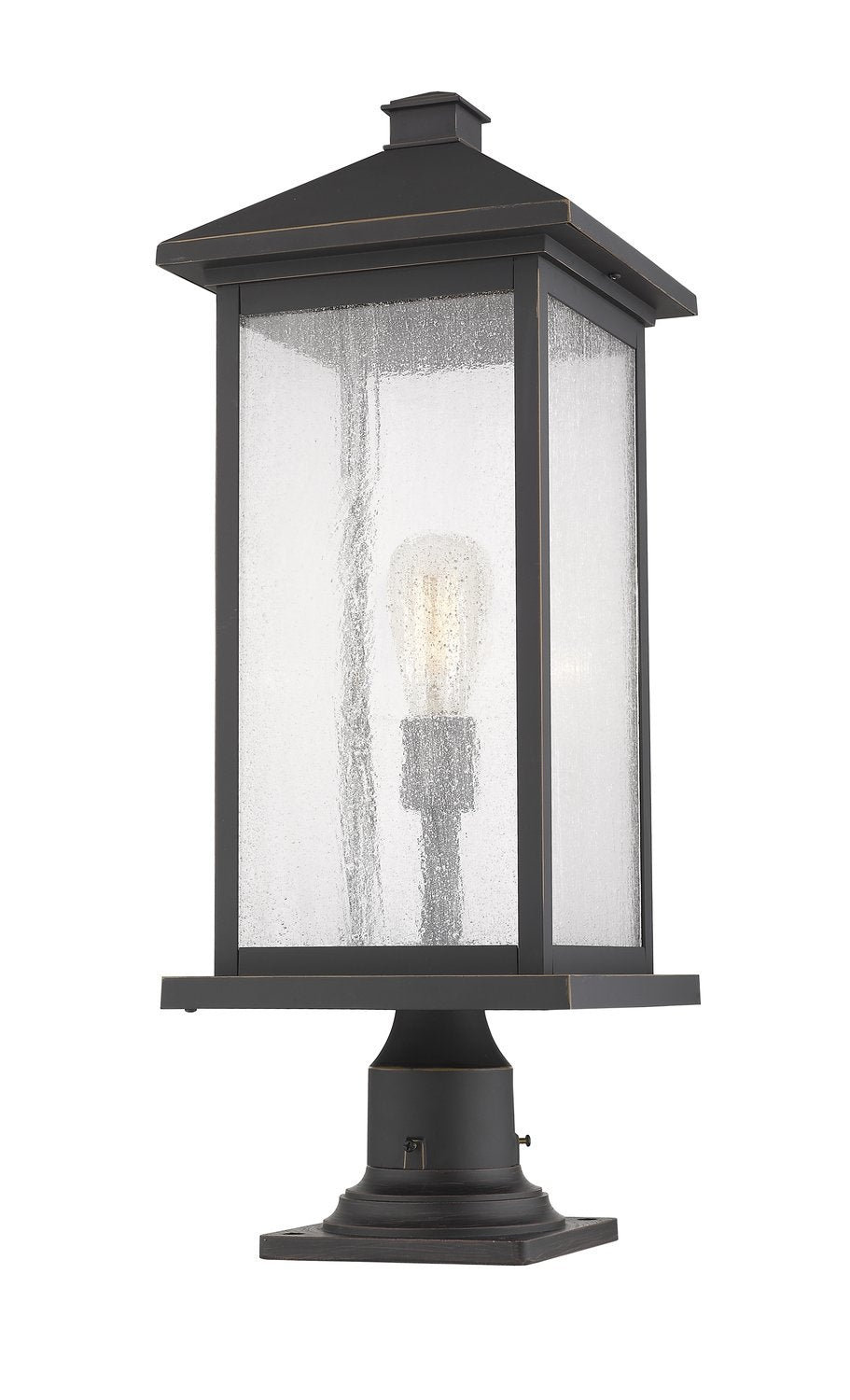 Z-LITE PORTLAND OUTDOOR PIER MOUNTED FIXTURE | 531PHBXLR-533PM-ORB - Post