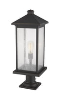 Z-LITE PORTLAND OUTDOOR PIER MOUNTED FIXTURE | 531PHBXLR-533PM-ORB - Post