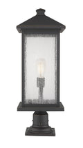 Z-LITE PORTLAND OUTDOOR PIER MOUNTED FIXTURE | 531PHBXLR-533PM-ORB - Post