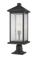 Z-LITE PORTLAND OUTDOOR PIER MOUNTED FIXTURE | 531PHBXLR-533PM-ORB - Post