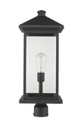 Z-LITE PORTLAND OUTDOOR POST MOUNT FIXTURE | 531PHBXLR-BK - Post