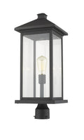 Z-LITE PORTLAND OUTDOOR POST MOUNT FIXTURE | 531PHBXLR-BK - Post