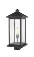 Z-LITE PORTLAND OUTDOOR POST MOUNT FIXTURE | 531PHBXLS-BK - Post