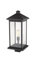 Z-LITE PORTLAND OUTDOOR POST MOUNT FIXTURE | 531PHBXLS-BK - Post