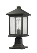 Z-LITE PORTLAND OUTDOOR PIER MOUNTED FIXTURE | 531PHMR-533PM-ORB - Post
