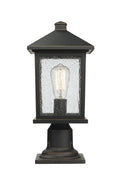 Z-LITE PORTLAND OUTDOOR PIER MOUNTED FIXTURE | 531PHMR-533PM-ORB - Post