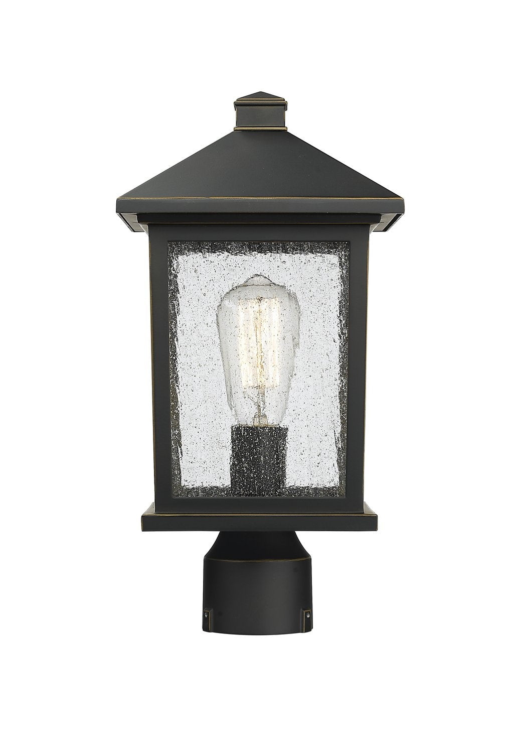 Z-LITE PORTLAND OUTDOOR POST MOUNT FIXTURE | 531PHMR-ORB - Post