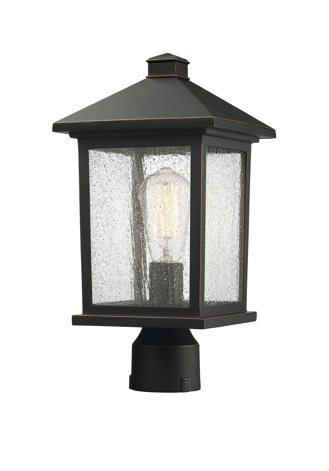 Z-LITE PORTLAND OUTDOOR POST MOUNT FIXTURE | 531PHMR-ORB - Post