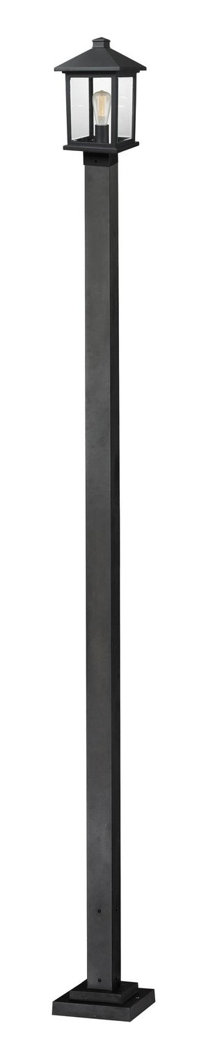 Z-LITE PORTLAND OUTDOOR POST MOUNTED FIXTURE | 531PHMS-536P-BK - Post
