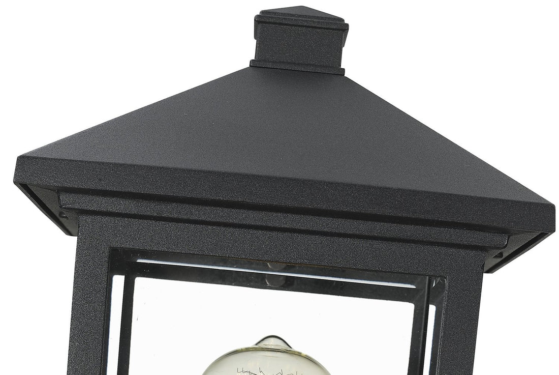 Z-LITE PORTLAND OUTDOOR POST MOUNT FIXTURE | 531PHMS-BK - Post