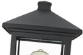 Z-LITE PORTLAND OUTDOOR POST MOUNT FIXTURE | 531PHMS-BK - Post