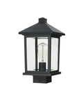 Z-LITE PORTLAND OUTDOOR POST MOUNT FIXTURE | 531PHMS-BK - Post
