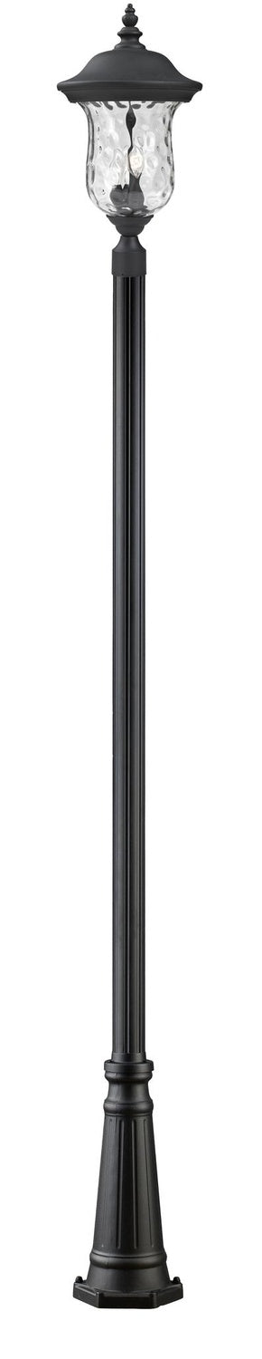 Z-LITE ARMSTRONG OUTDOOR POST MOUNTED FIXTURE | 533PHB-519P-BK - Post