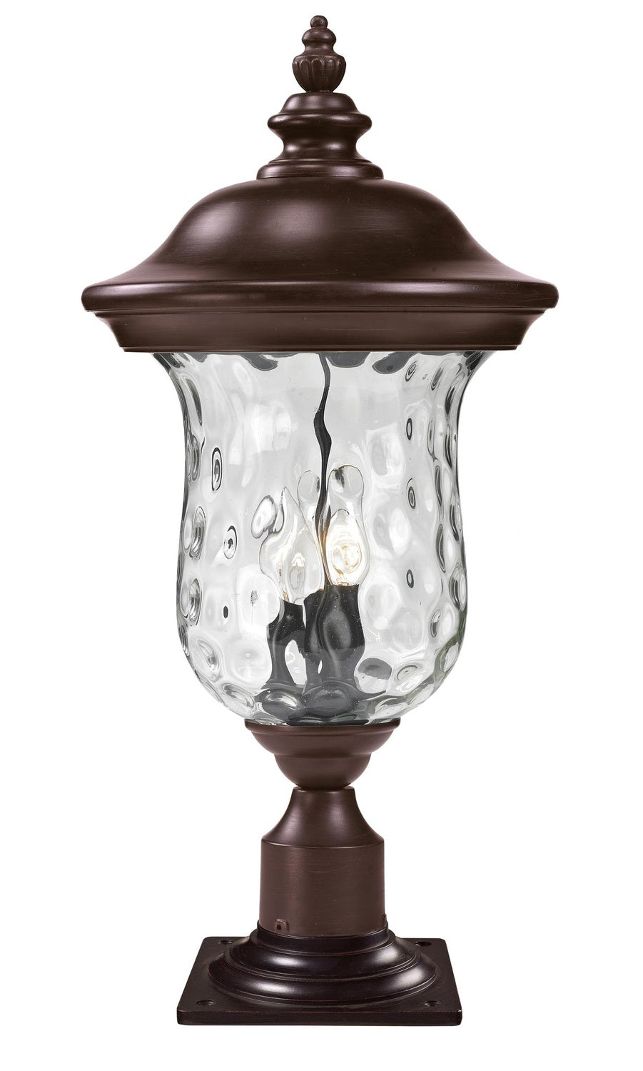 Z-LITE ARMSTRONG OUTDOOR PIER MOUNTED FIXTURE | 533PHB-533PM-RBRZ - Post