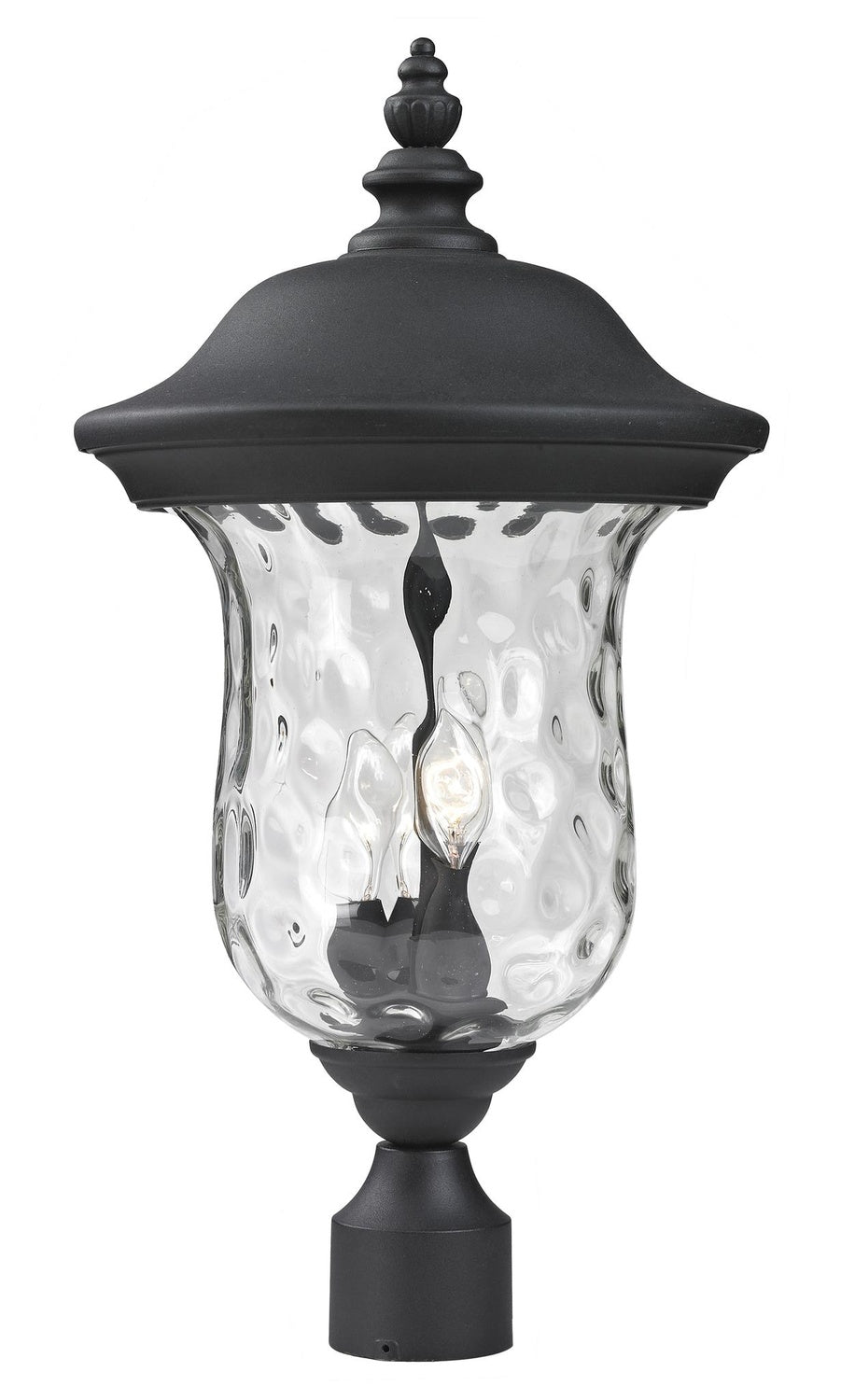 Z-LITE ARMSTRONG OUTDOOR POST MOUNT FIXTURE | 533PHB-BK - Post