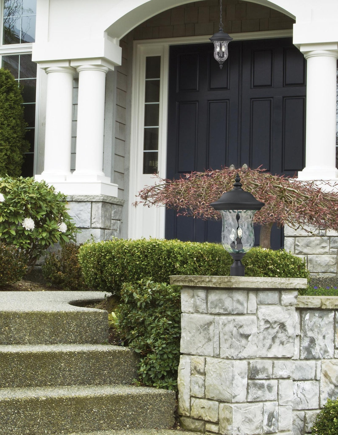 Z-LITE ARMSTRONG OUTDOOR POST MOUNT FIXTURE | 533PHB-BK - Post