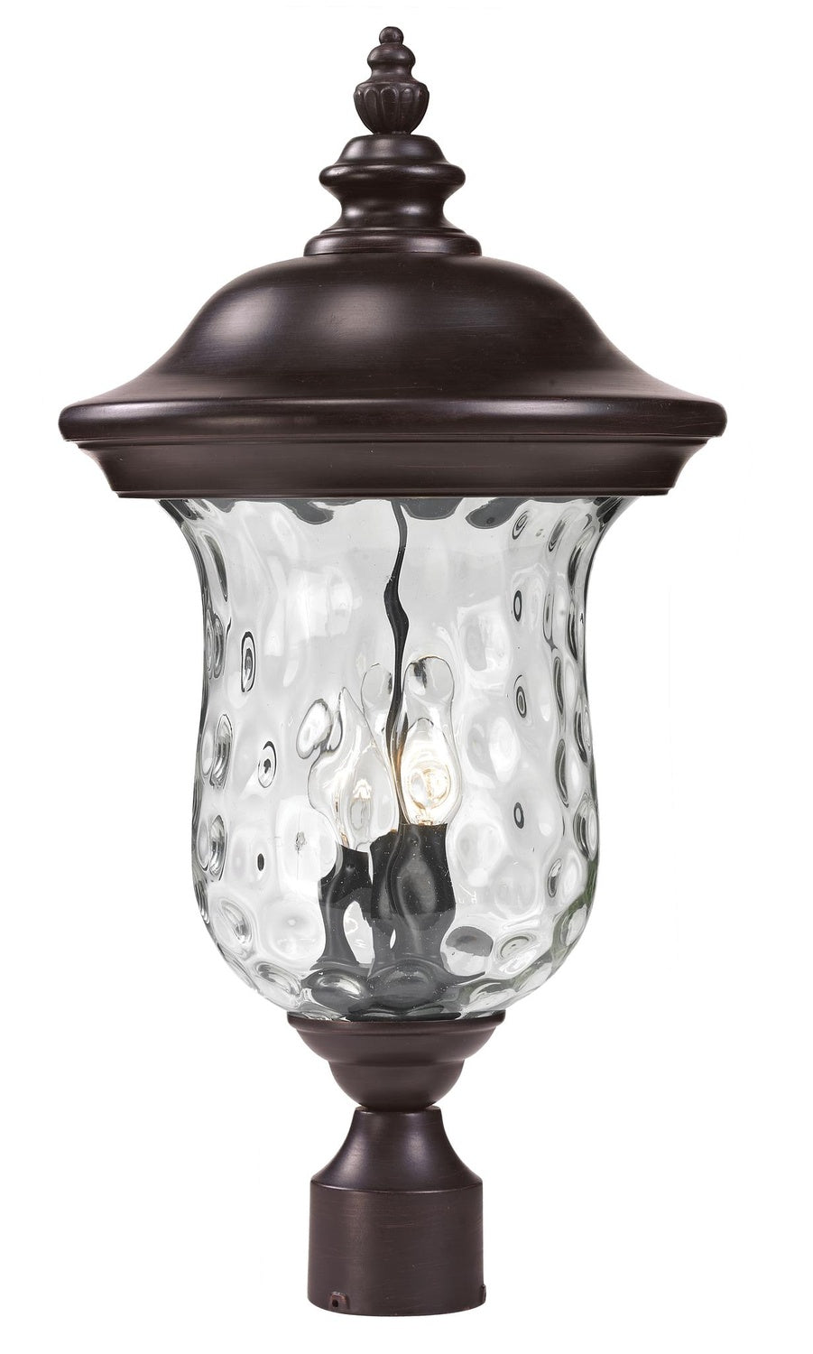 Z-LITE ARMSTRONG OUTDOOR POST MOUNT FIXTURE | 533PHB-RBRZ - Post