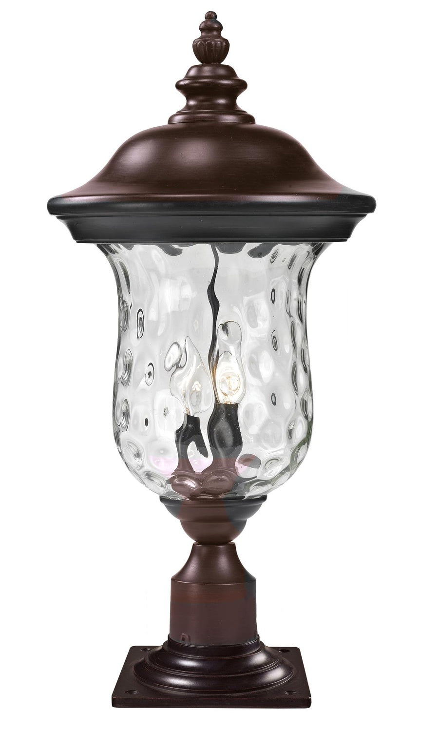 Z-LITE ARMSTRONG OUTDOOR PIER MOUNTED FIXTURE | 533PHM-533PM-RBRZ - Post