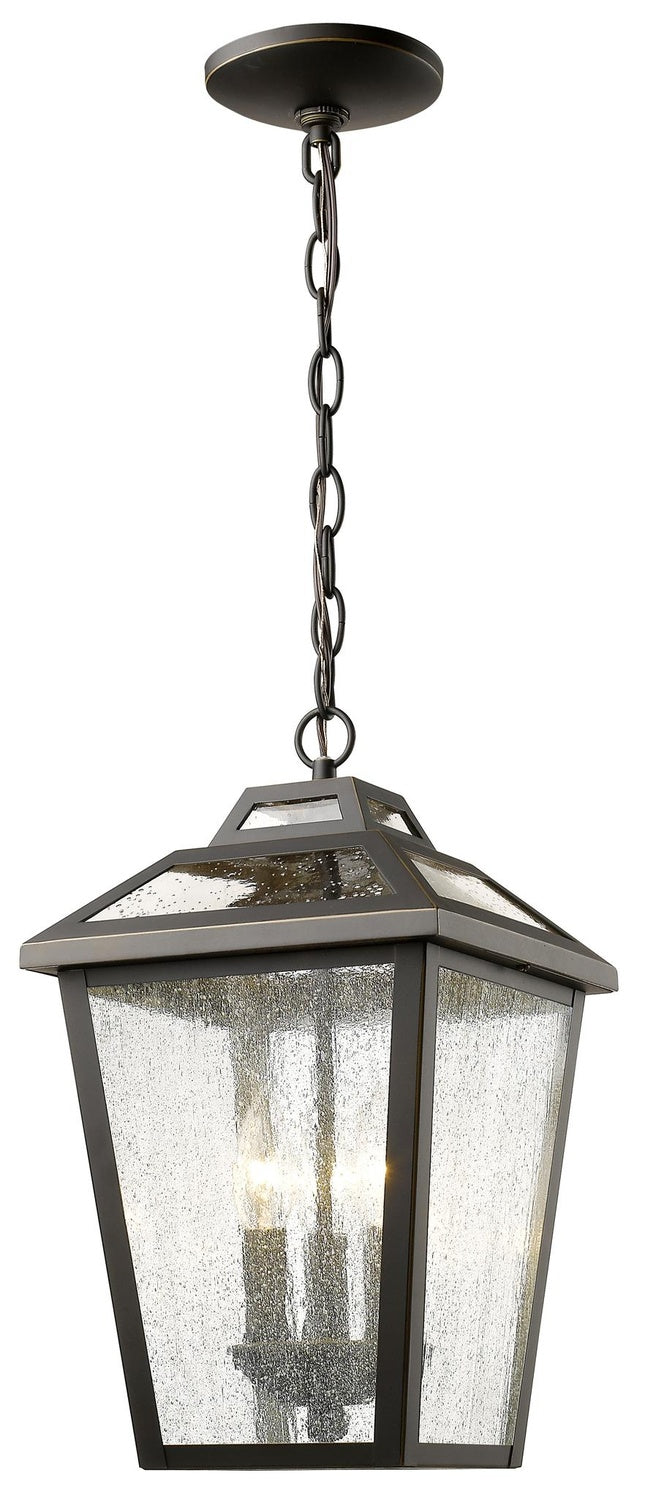 Z-LITE, BAYLAND OUTDOOR CHAIN MOUNT CEILING FIXTURE, OUTDOOR CEILING LIGHT