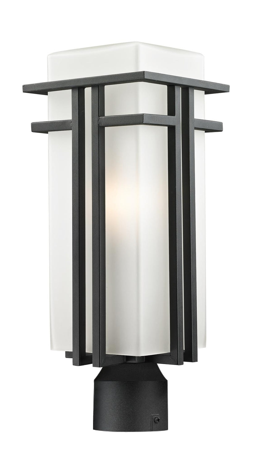 Z-LITE ABBEY OUTDOOR POST MOUNT FIXTURE | 549PHB-BK-R - Post