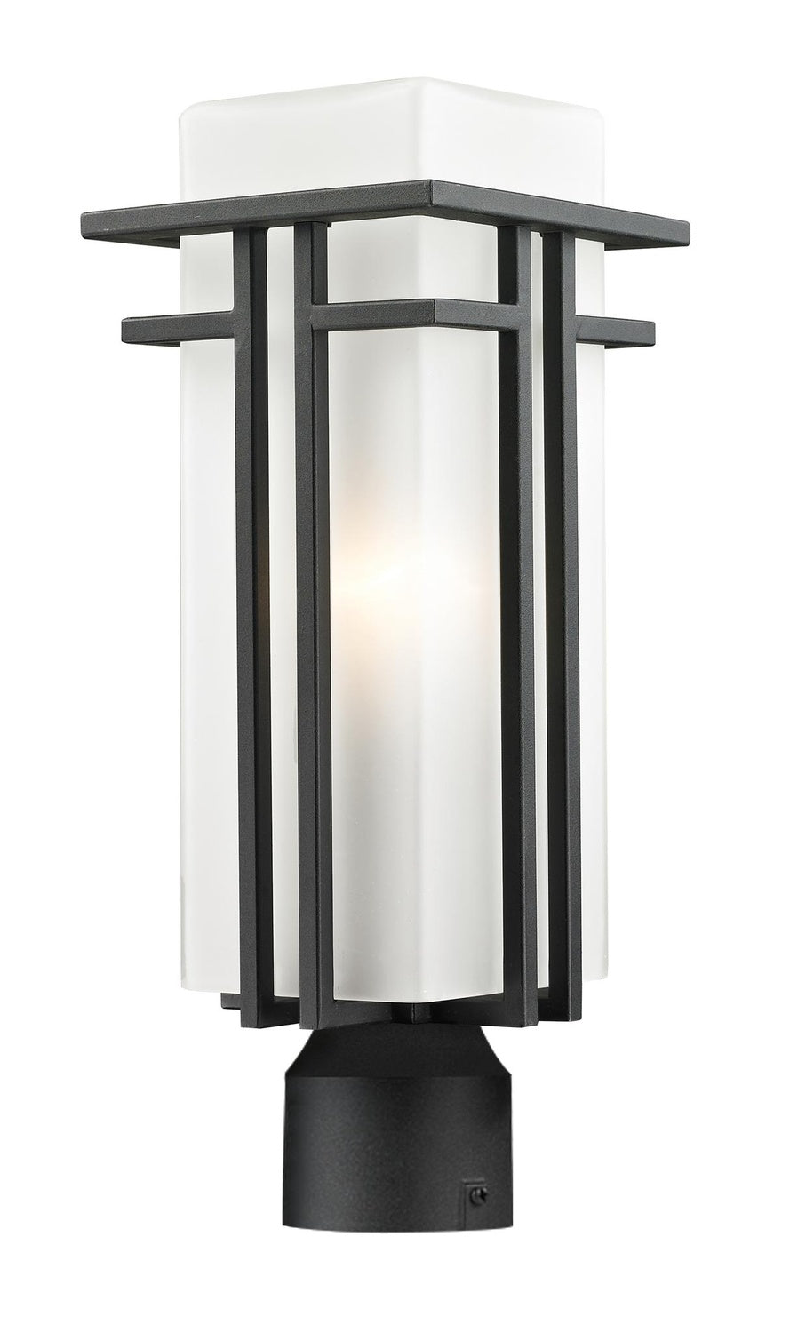 Z-LITE ABBEY OUTDOOR POST MOUNT FIXTURE | 549PHM-BK-R - Post