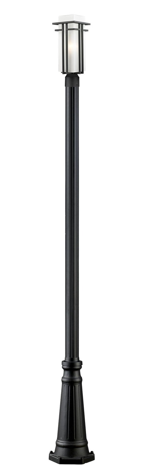 Z-LITE ABBEY OUTDOOR POST MOUNTED FIXTURE | 549PHMR-519P-BK - Post