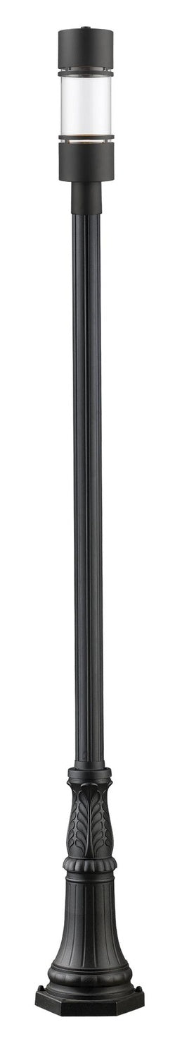 Z-LITE LUMINATA OUTDOOR POST MOUNTED FIXTURE | 553PHB-518P-BK-LED - Post