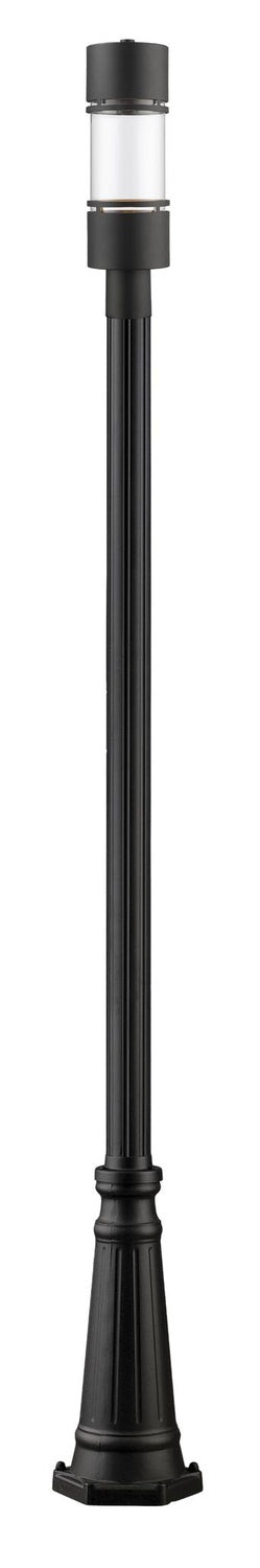 Z-LITE LUMINATA OUTDOOR POST MOUNTED FIXTURE | 553PHB-519P-BK-LED - Post