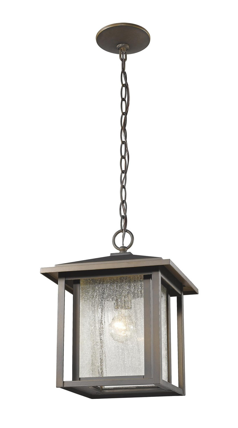Z-LITE, ASPEN OUTDOOR CHAIN MOUNT CEILING FIXTURE, OUTDOOR CEILING LIGHTS