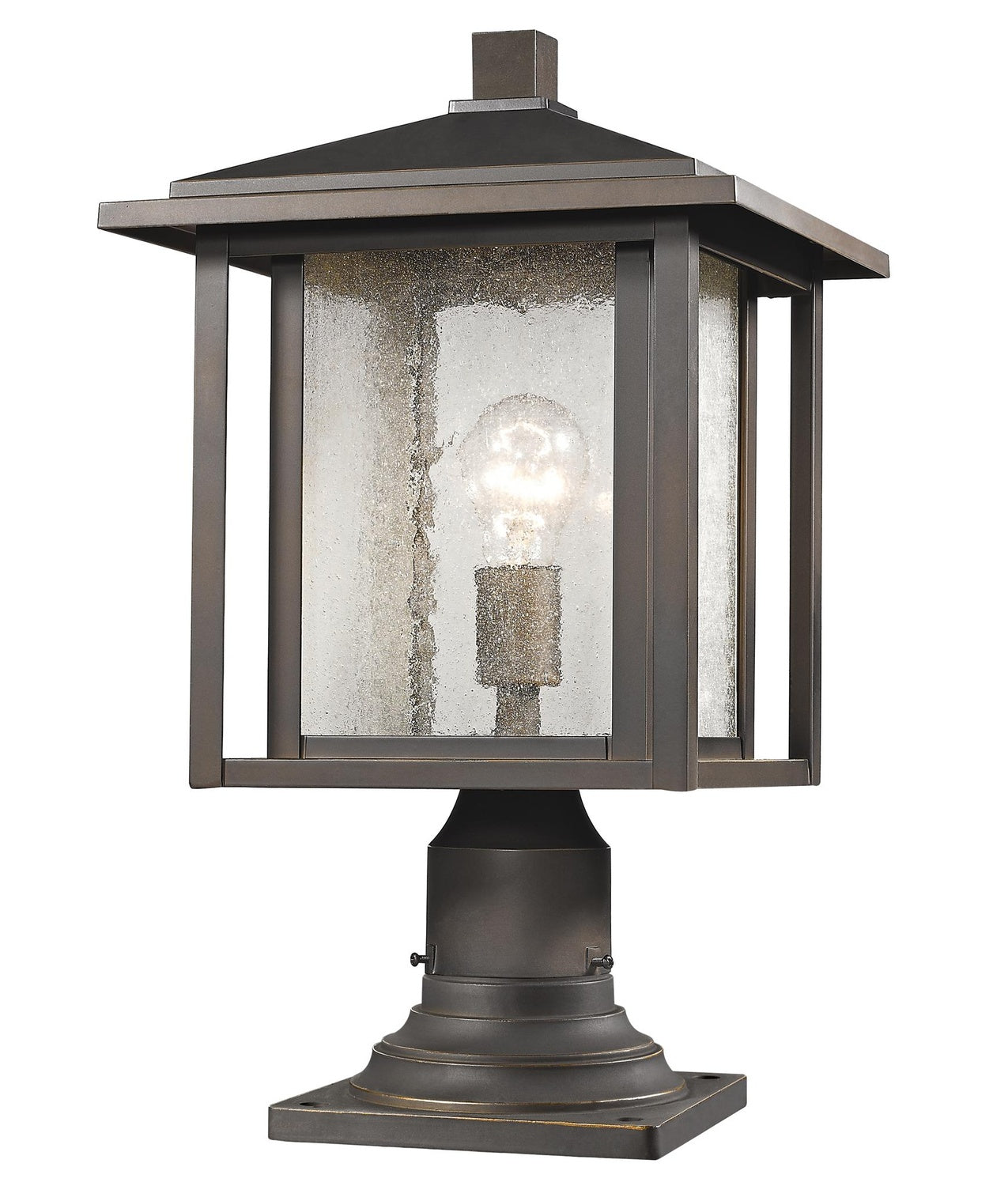 Z-LITE ASPEN OUTDOOR PIER MOUNTED FIXTURE | 554PHB-554PM-ORB - Post