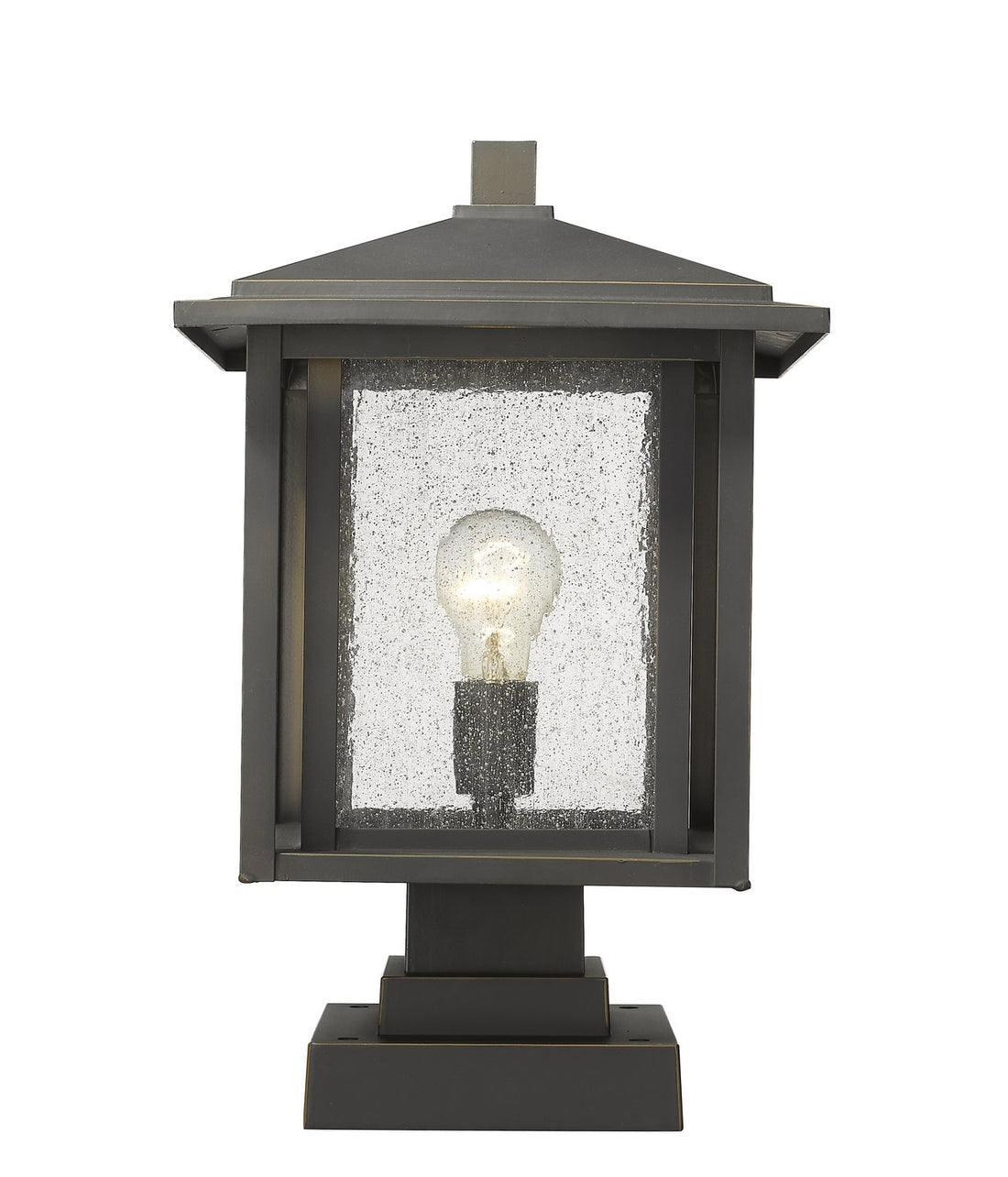 Z-LITE ASPEN OUTDOOR PIER MOUNTED FIXTURE | 554PHBS-SQPM-ORB - Post