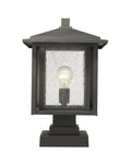 Z-LITE ASPEN OUTDOOR PIER MOUNTED FIXTURE | 554PHBS-SQPM-ORB - Post