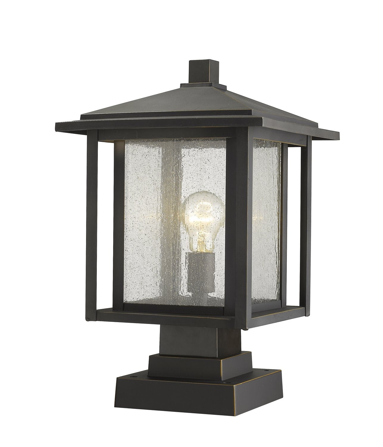 Z-LITE ASPEN OUTDOOR PIER MOUNTED FIXTURE | 554PHBS-SQPM-ORB - Post
