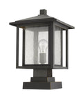 Z-LITE ASPEN OUTDOOR PIER MOUNTED FIXTURE | 554PHBS-SQPM-ORB - Post