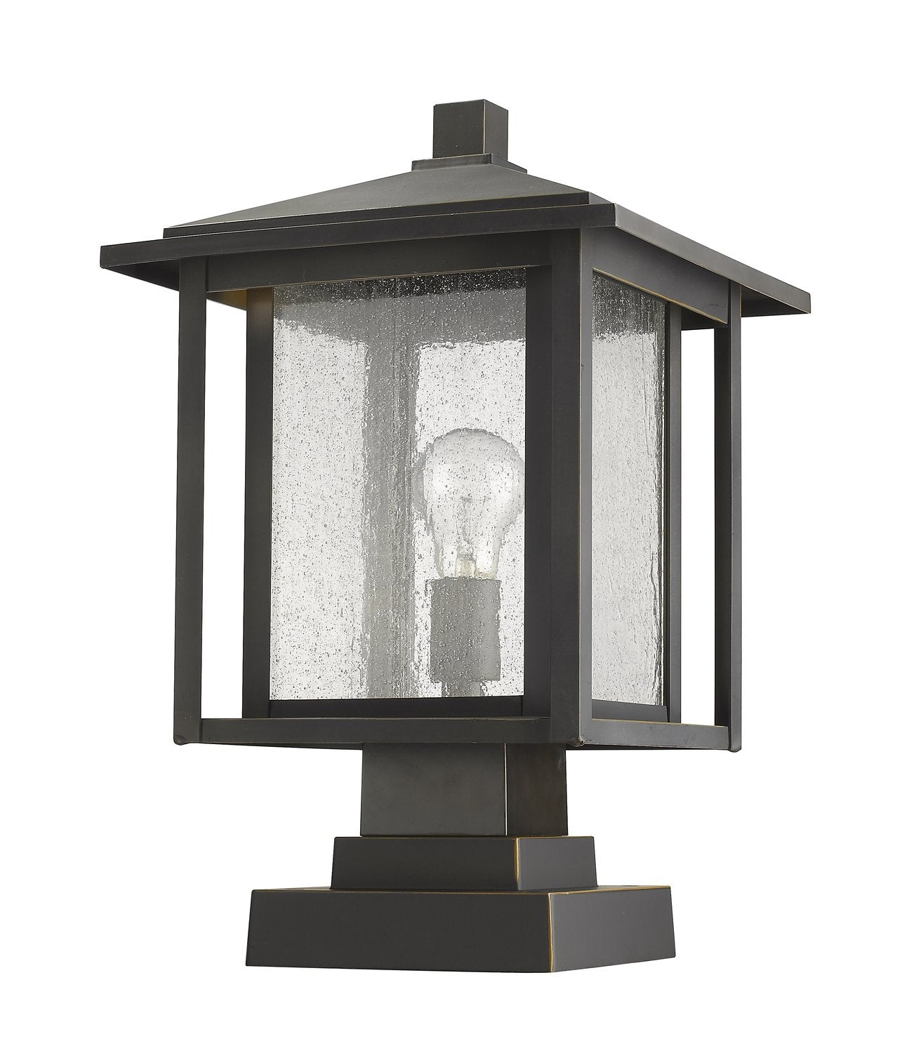 Z-LITE ASPEN OUTDOOR PIER MOUNTED FIXTURE | 554PHBS-SQPM-ORB - Post
