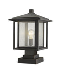 Z-LITE ASPEN OUTDOOR PIER MOUNTED FIXTURE | 554PHBS-SQPM-ORB - Post