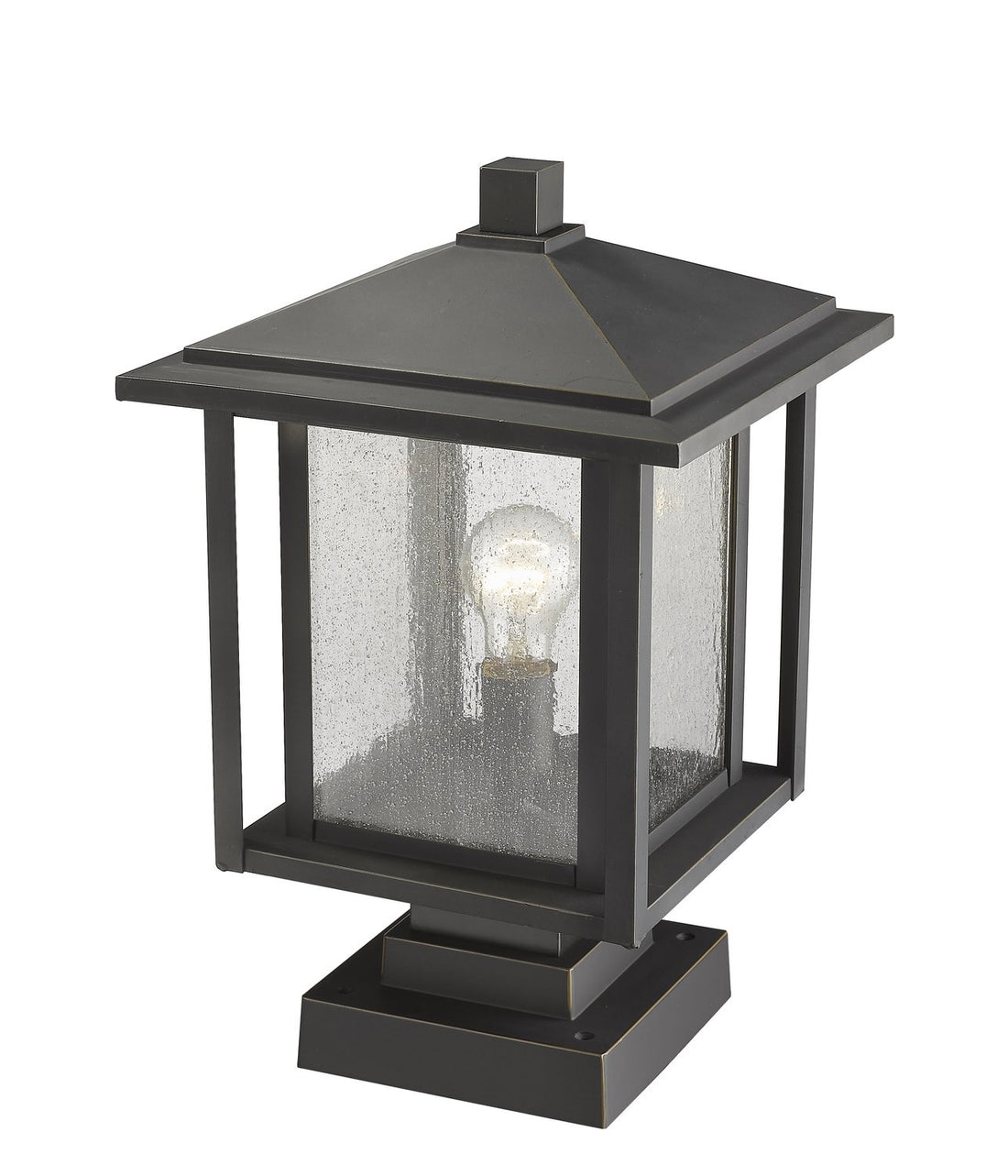 Z-LITE ASPEN OUTDOOR PIER MOUNTED FIXTURE | 554PHBS-SQPM-ORB - Post