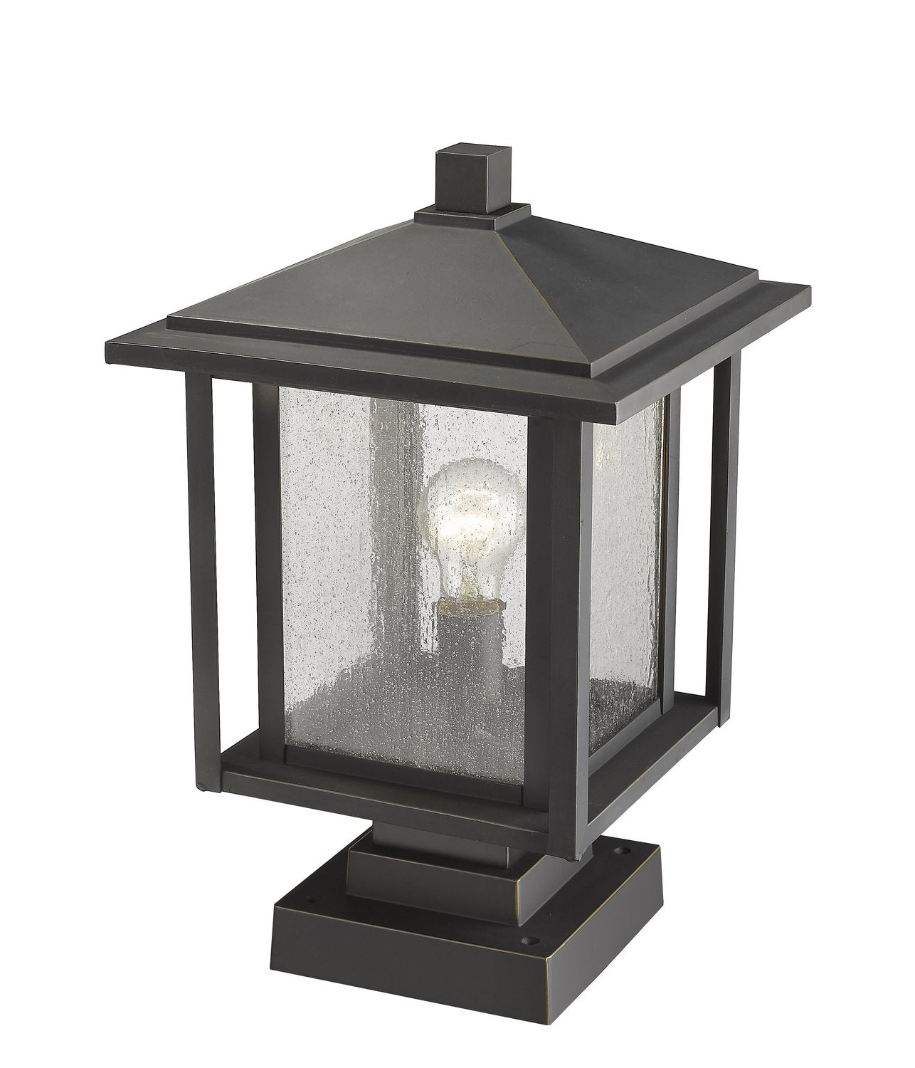 Z-LITE ASPEN OUTDOOR PIER MOUNTED FIXTURE | 554PHBS-SQPM-ORB - Post