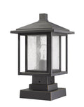Z-LITE ASPEN OUTDOOR PIER MOUNTED FIXTURE | 554PHMS-SQPM-ORB - Post