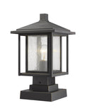 Z-LITE ASPEN OUTDOOR PIER MOUNTED FIXTURE | 554PHMS-SQPM-ORB - Post