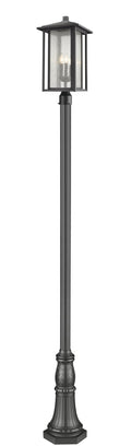 Z-LITE ASPEN OUTDOOR POST MOUNTED FIXTURE | 554PHXLR-518P-BK - Post