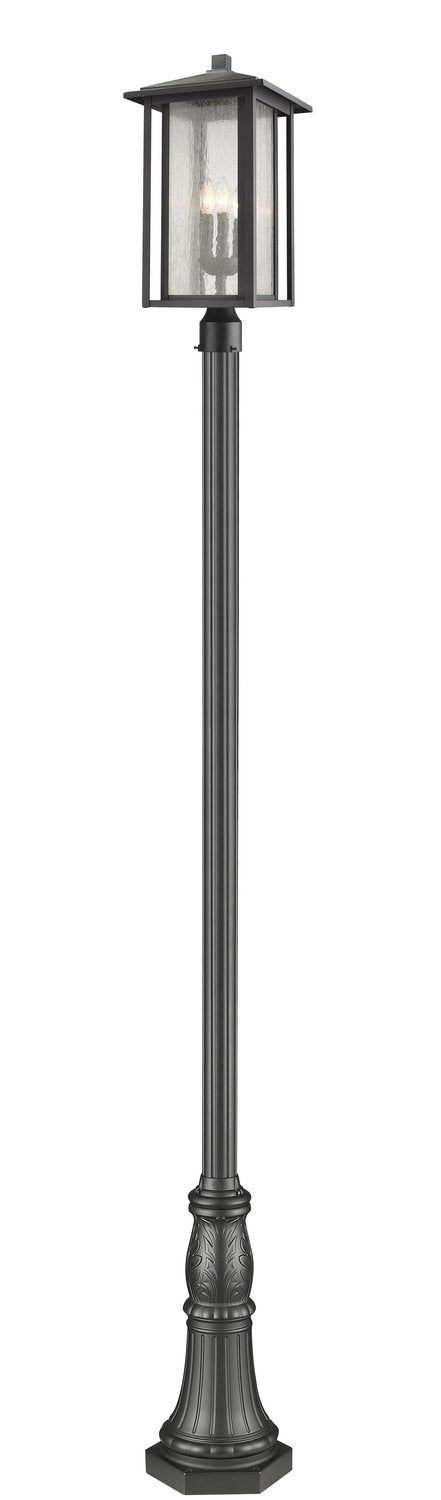 Z-LITE ASPEN OUTDOOR POST MOUNTED FIXTURE | 554PHXLR-518P-BK - Post